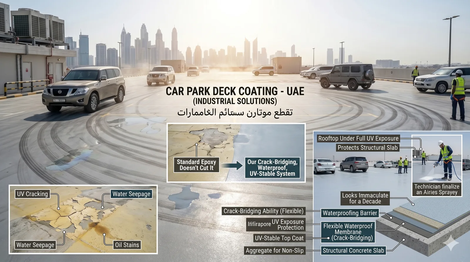 Car parks & deck coatings — Gulf flooring